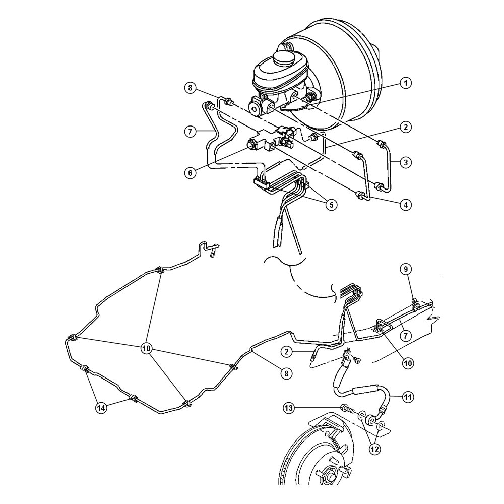Mopar® 05083808AA Brake Proportioning Valve