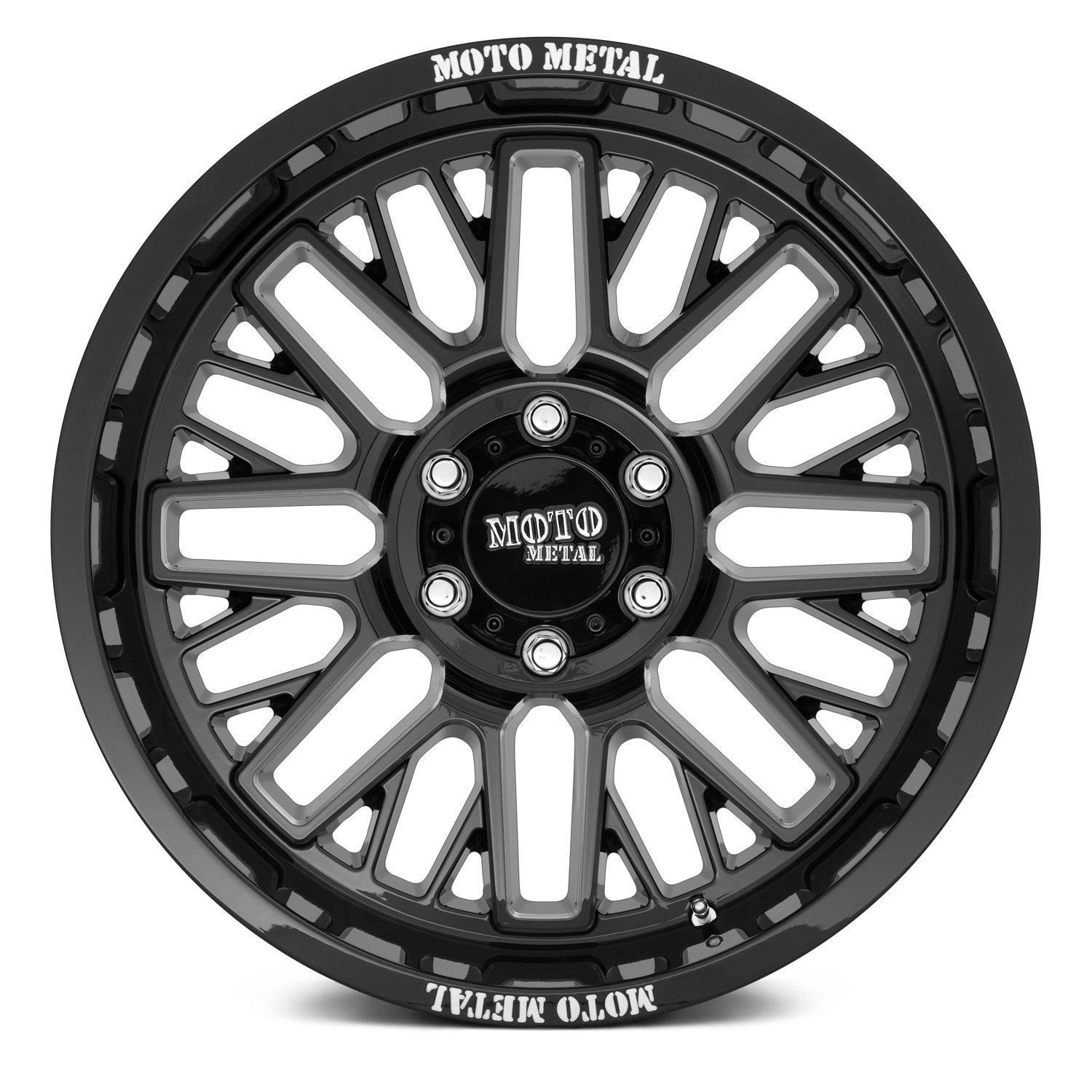 MOTO METAL® MO802 WARLOCK Wheels Gloss Black with Milled