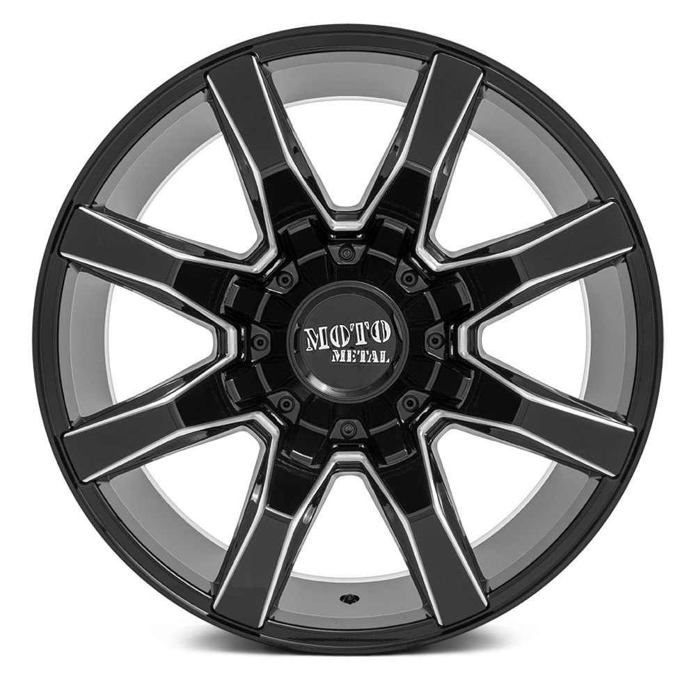MOTO METAL® MO804 SPIDER Wheels Gloss Black with Milled