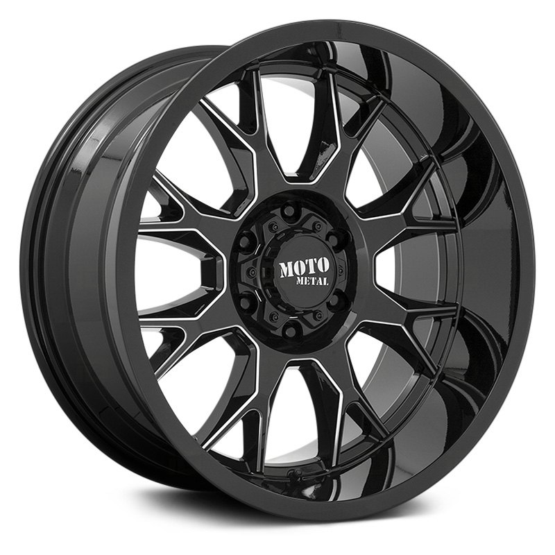 MOTO METAL® MO806 TALON Wheels Gloss Black with Milled