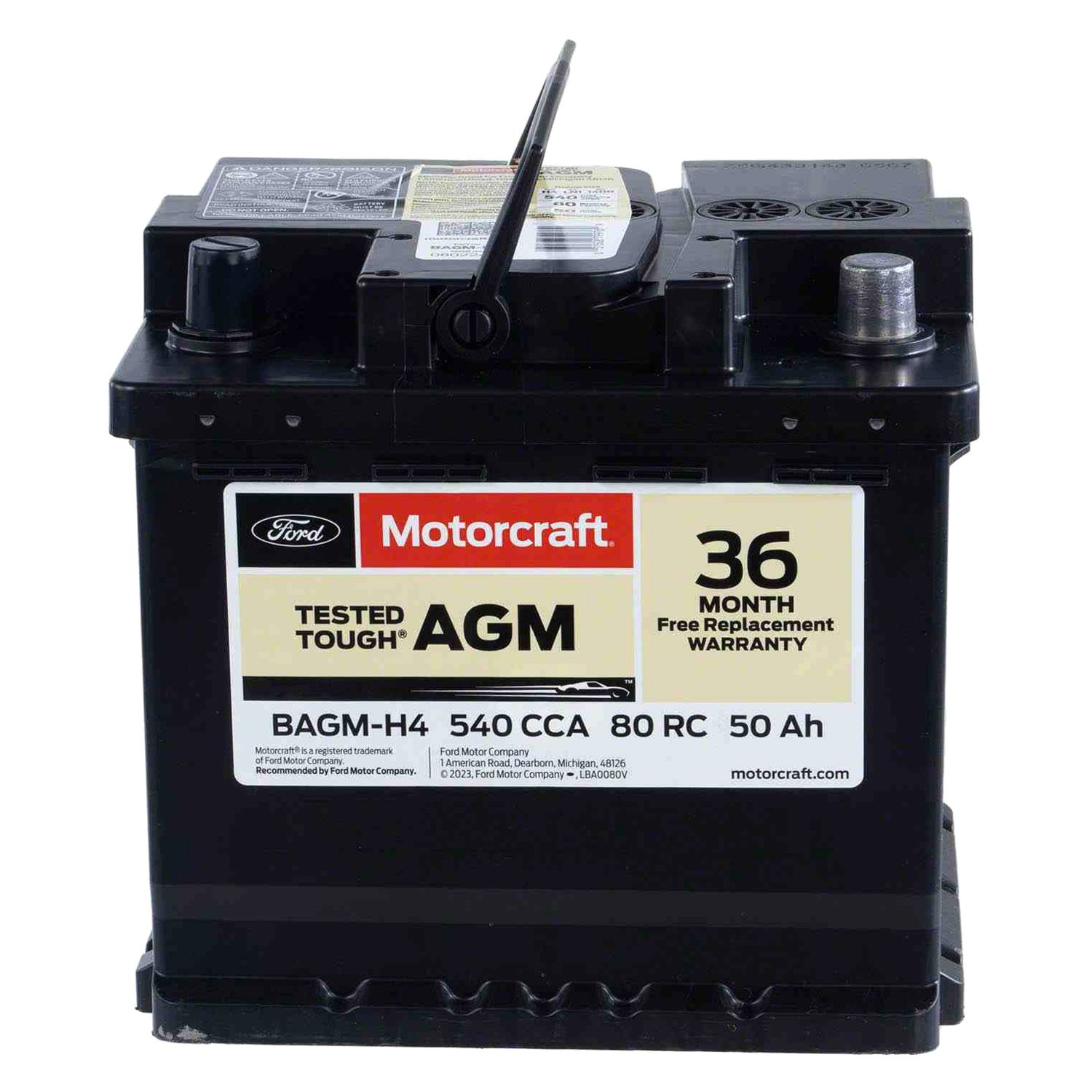 Motorcraft® BAGMH4 Tested Tough™ Max AGM Battery