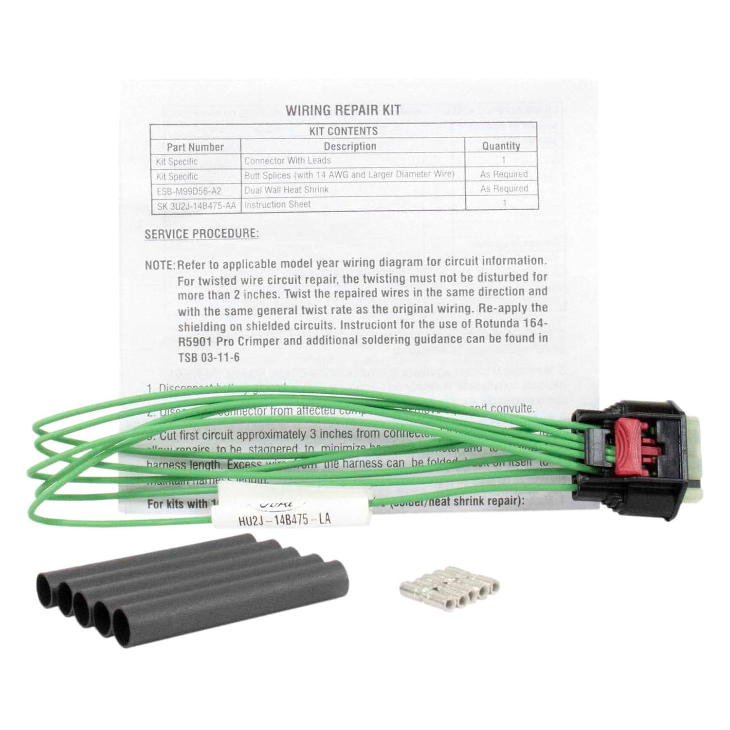 Motorcraft® WPT1504 - Ignition Wire Set