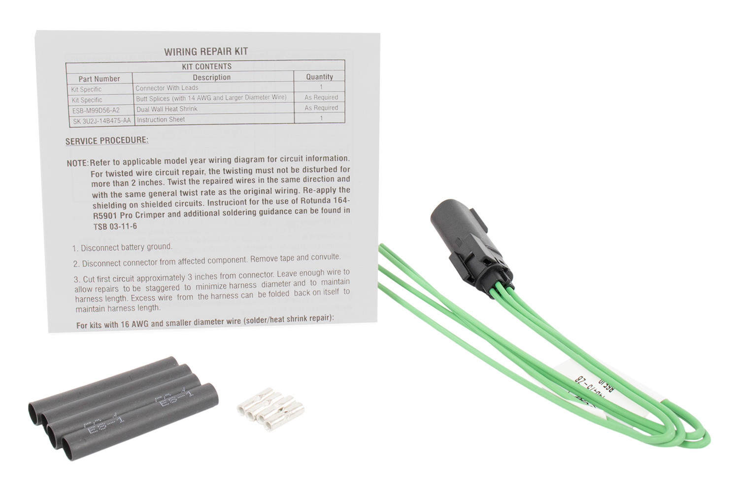 Motorcraft WPT1460 Drahtmontage – Universelles Kabelhalter-Set, Abriebs- & Korrosionsbeständig, Für Optimale Leistung
