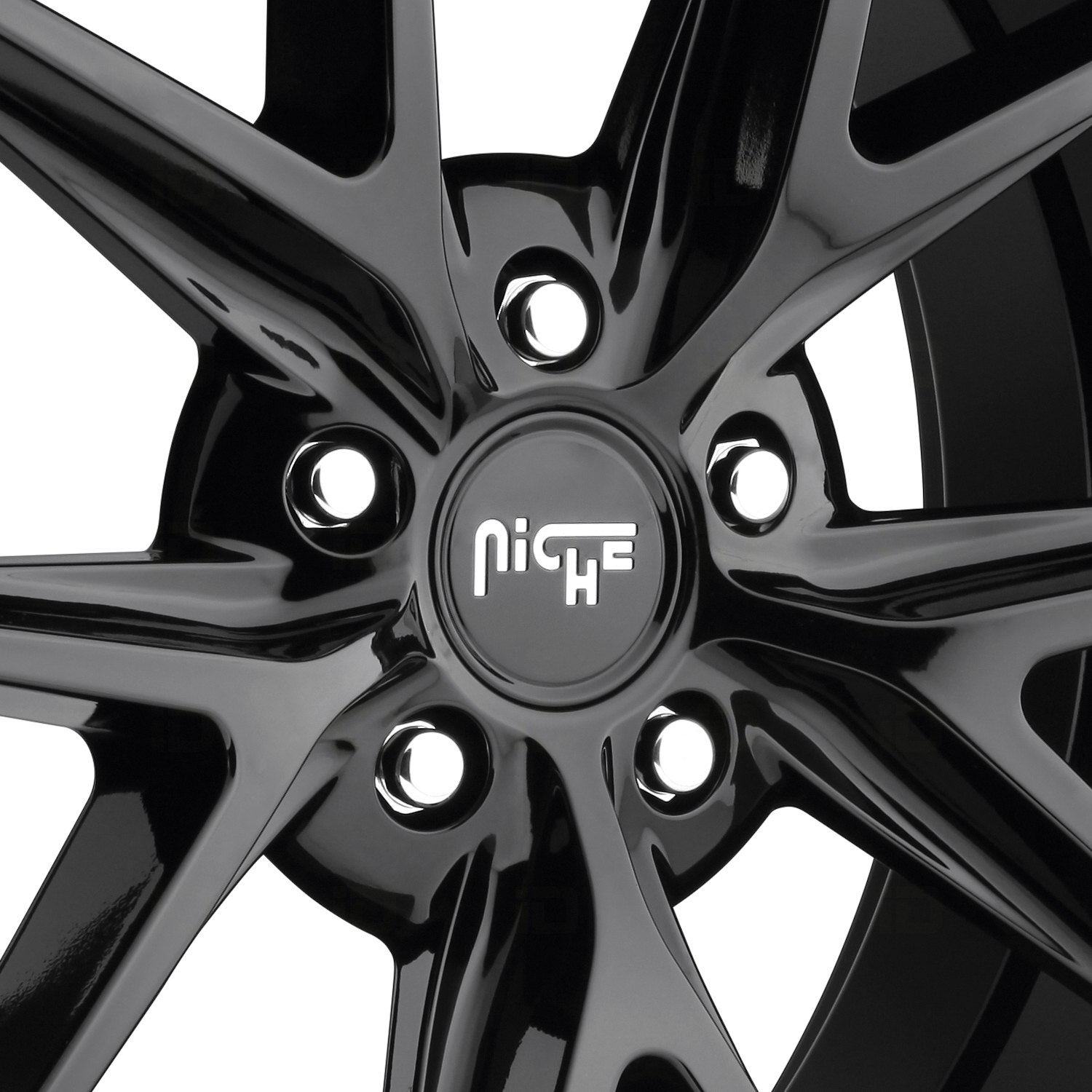 35mm Gloss Black Wheel Rim Niche M119 Misano 20x9 5x120 