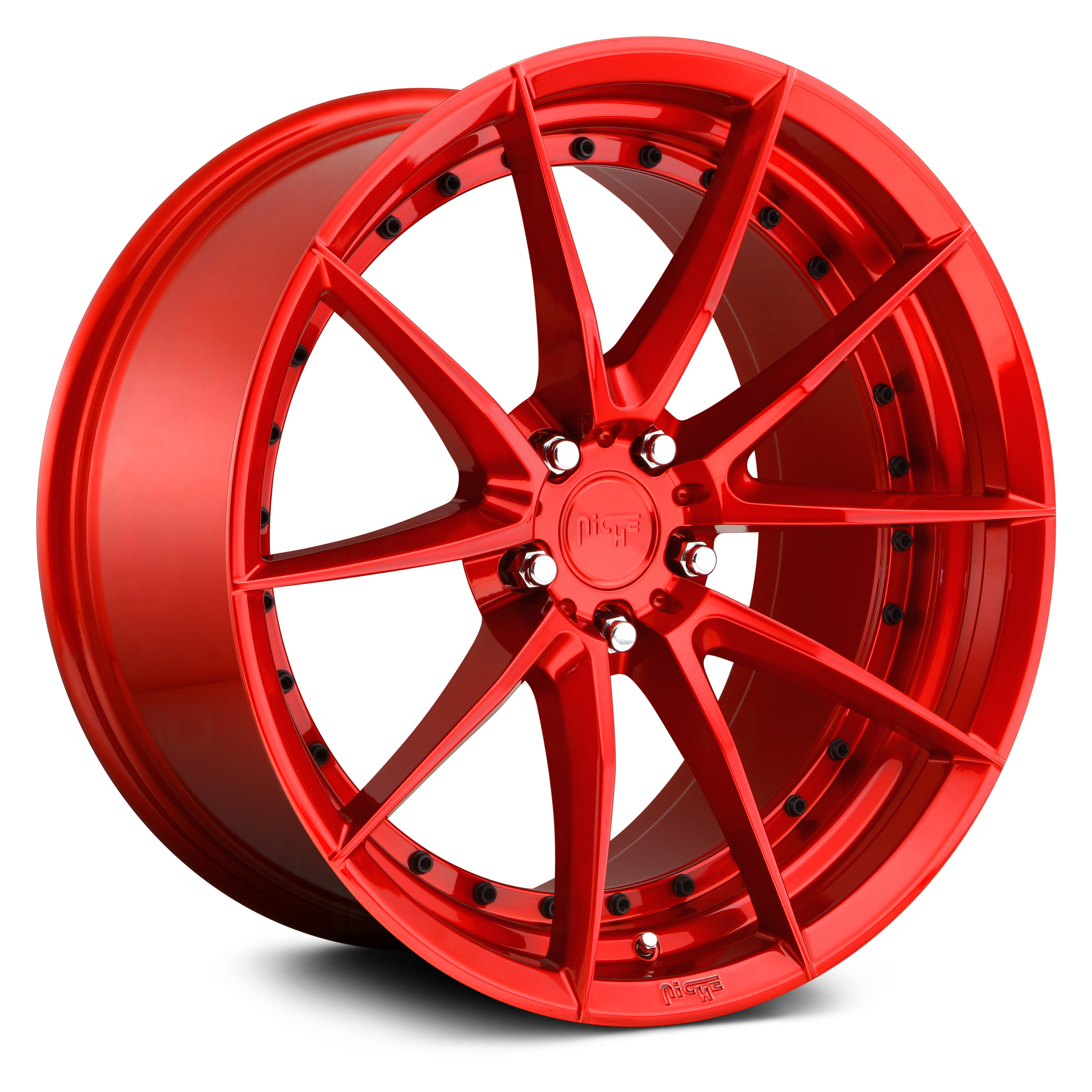 パルフェット レースリミテーション レッド NICHE® M213 SECTOR Wheels - Candy Red Rims