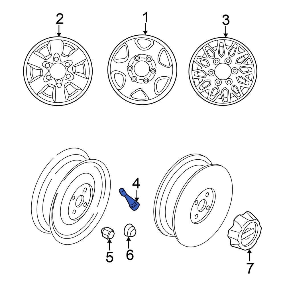 Nissan Oe 4031160y00 - Tire Valve Stem