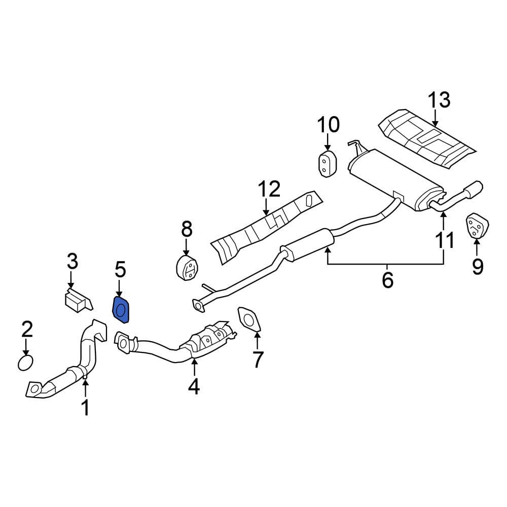 Nissan OE 206928H30A - Exhaust Pipe Connector Gasket