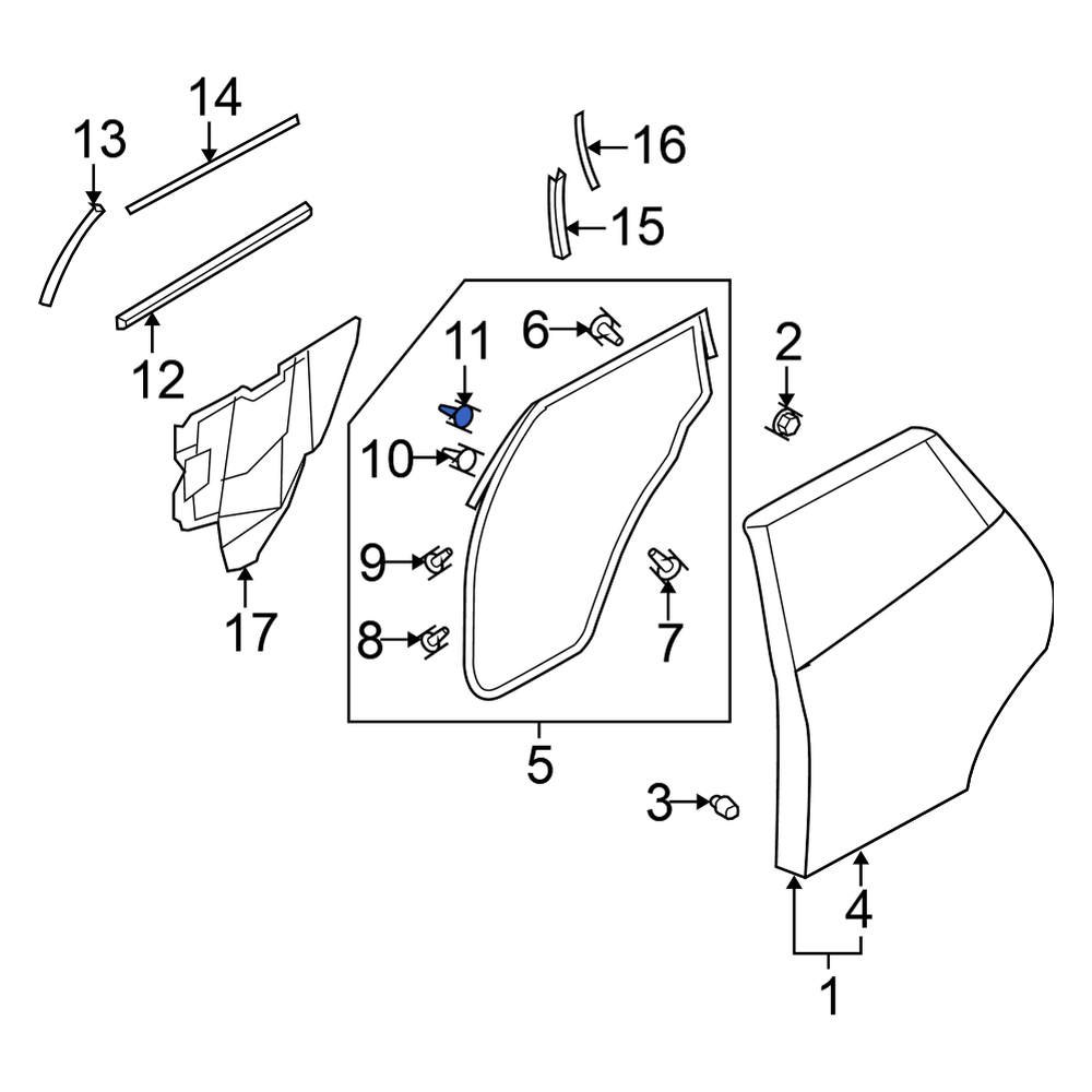 8085089922 nissan клипса пластиковая