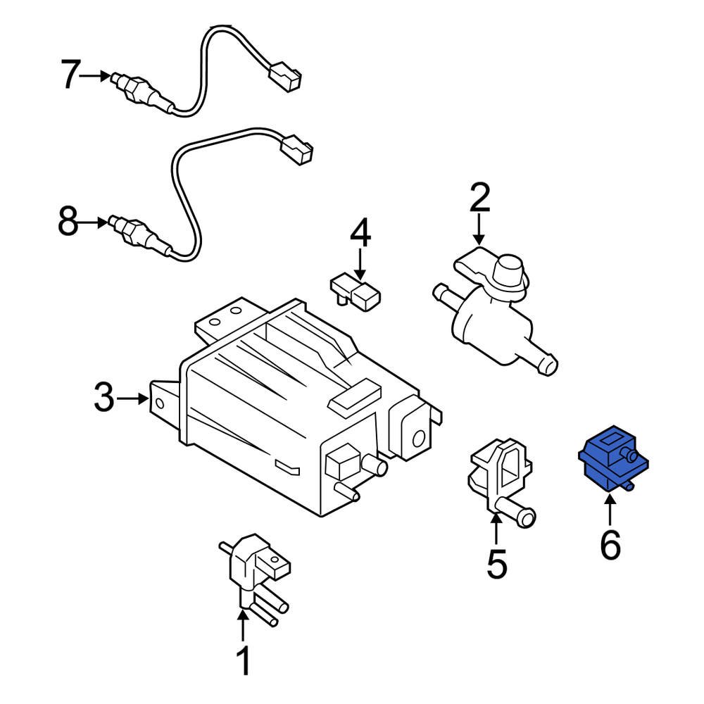 Nissan OE 149531LA0A Vapor Canister Filter