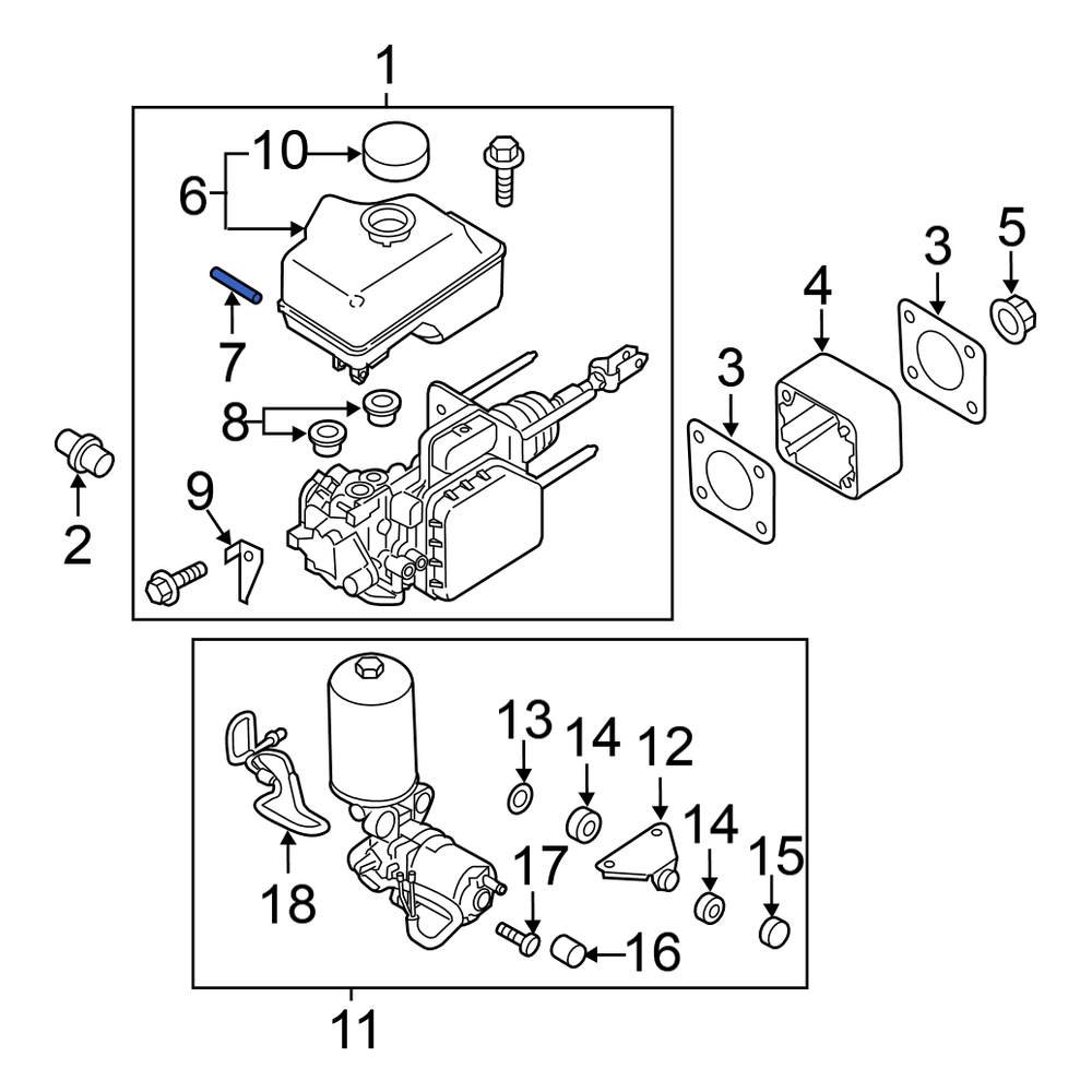 Nissan OE 460321LA1B Power Brake Booster Pin