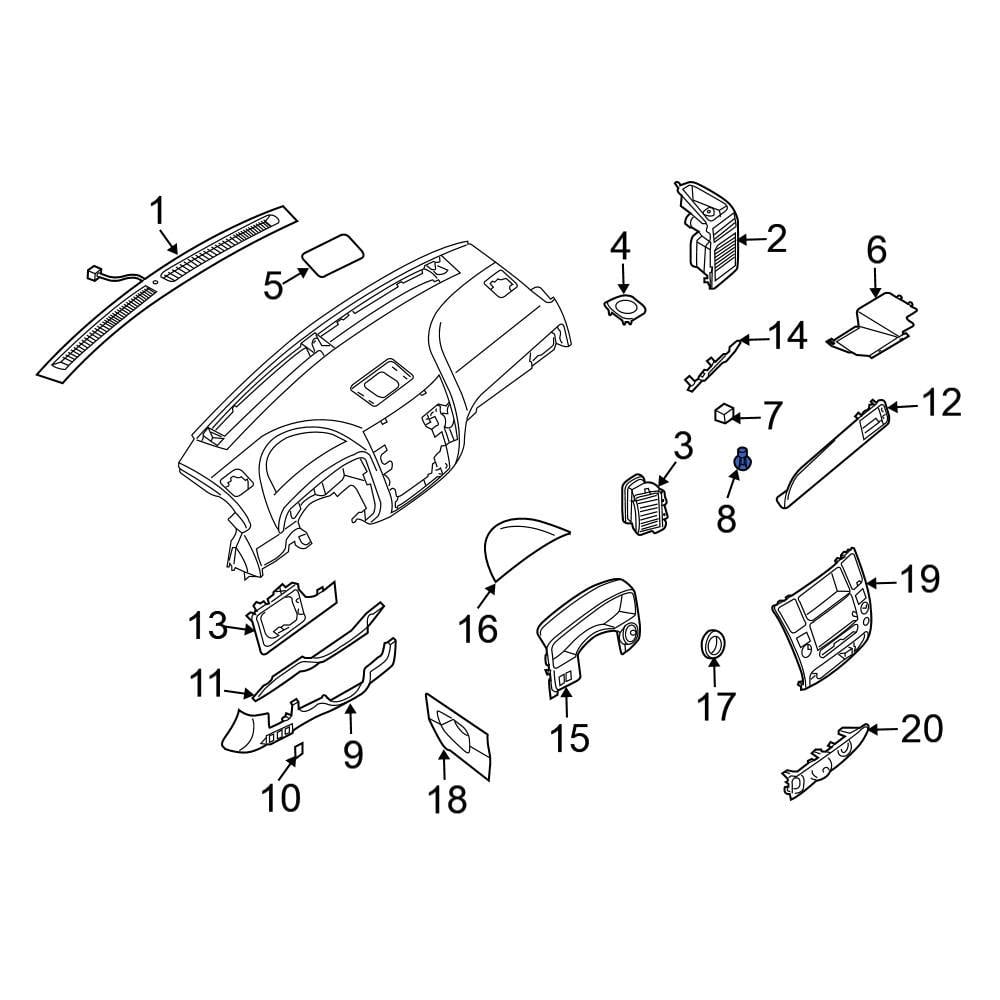 Nissan OE 2626189900 - Courtesy Light Bulb