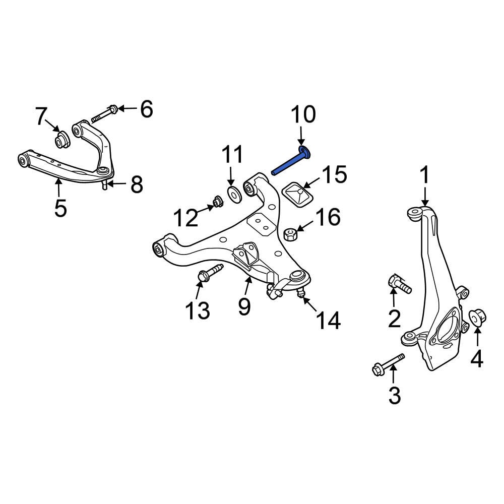 Nissan OE 54580ZC00A Front Lower Alignment Camber Adjusting Eccentric