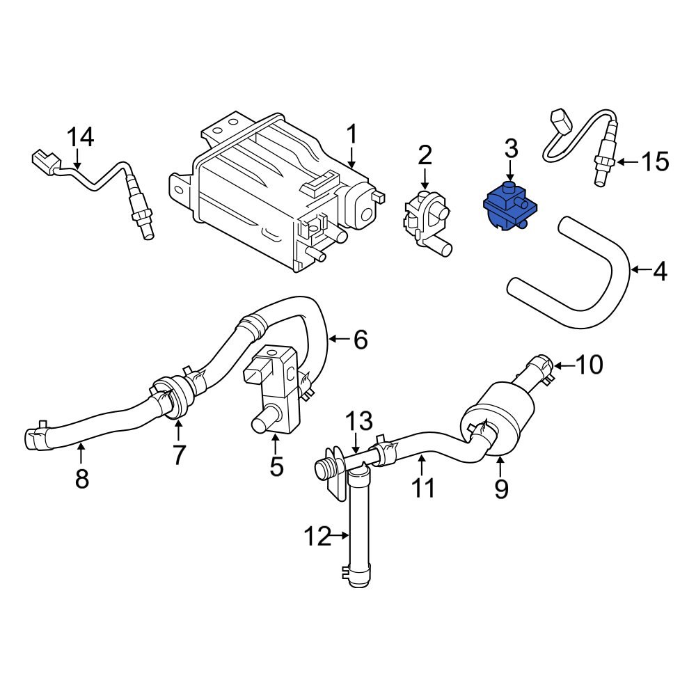 Nissan OE 149531LA0A Vapor Canister Filter