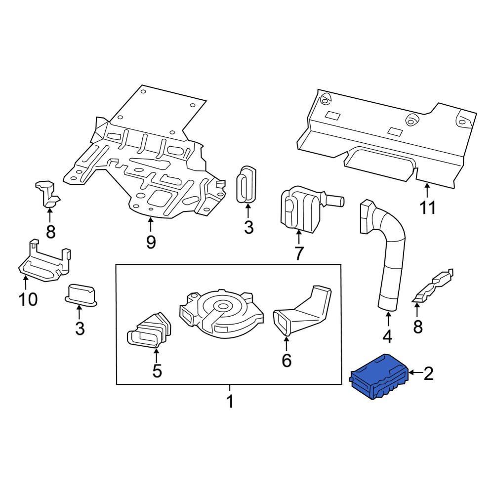 Nissan OE 873D69PF0A Front Left Climate Controlled Seat Module