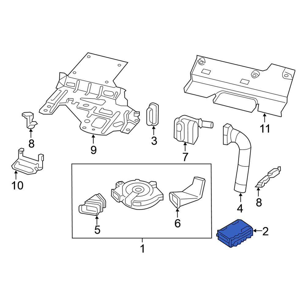 Nissan OE 873D69PF0A - Front Left Climate Controlled Seat Module