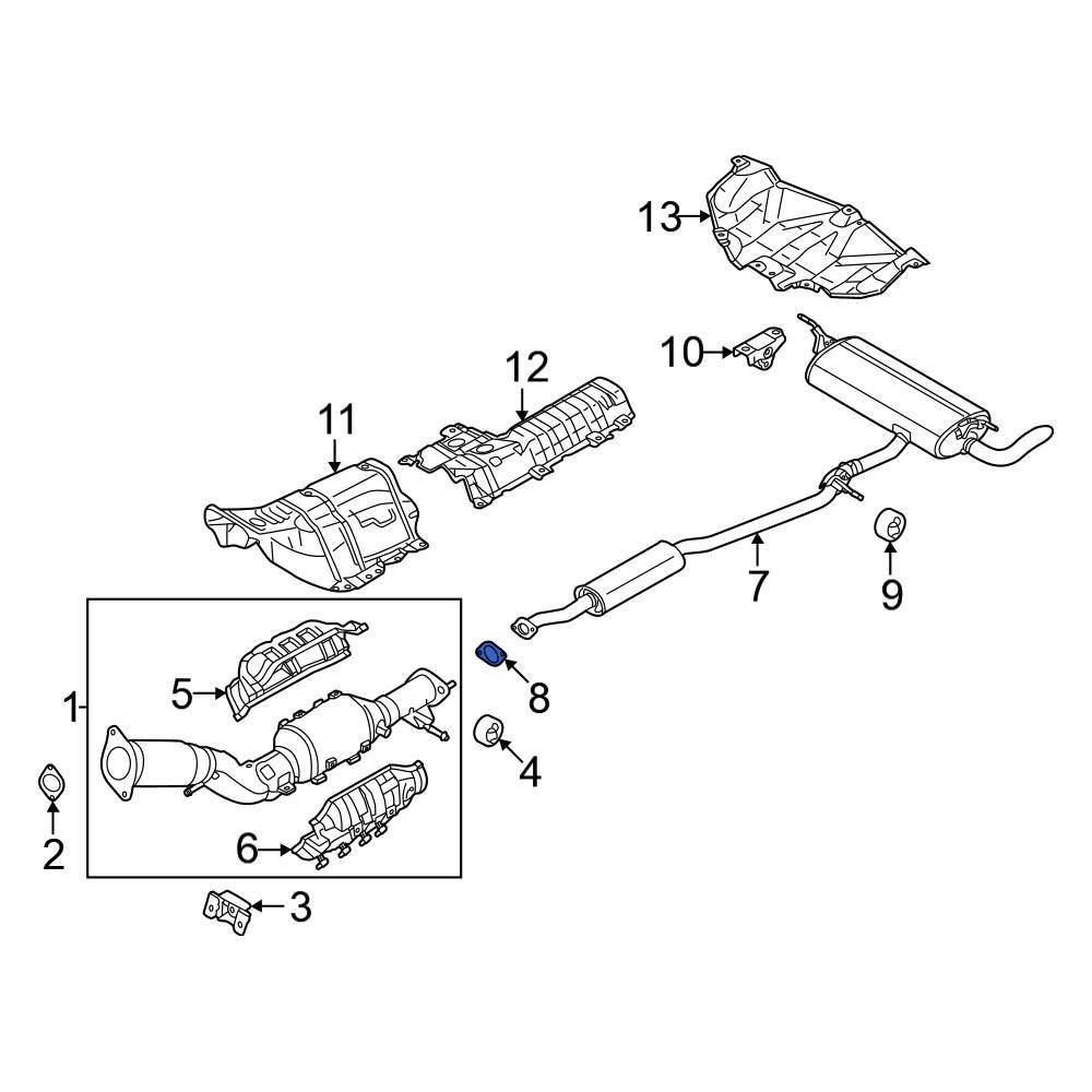 Nissan OE 206928H30A - Exhaust Pipe Connector Gasket