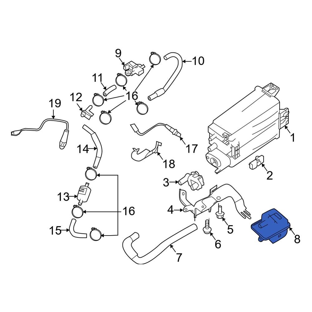 Nissan OE 149531LA0A Vapor Canister Filter