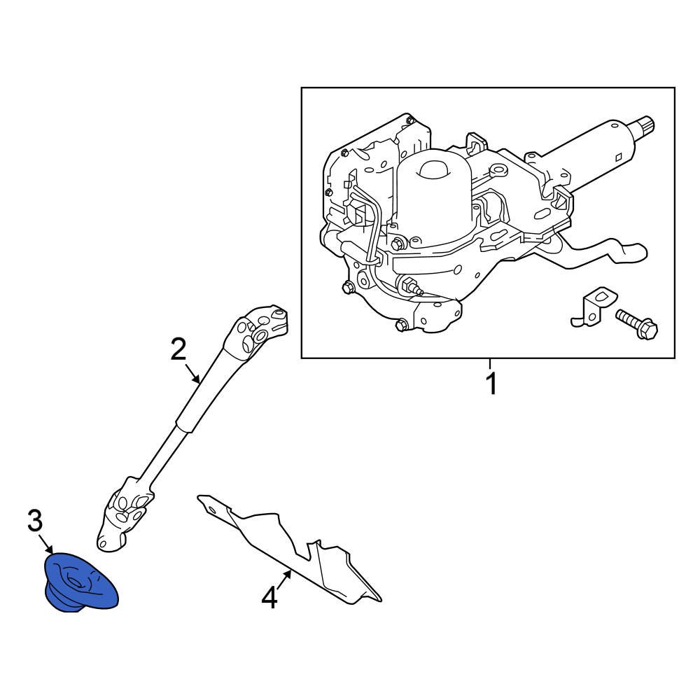 Nissan OE 489894BA1A Steering Column Shaft Seal