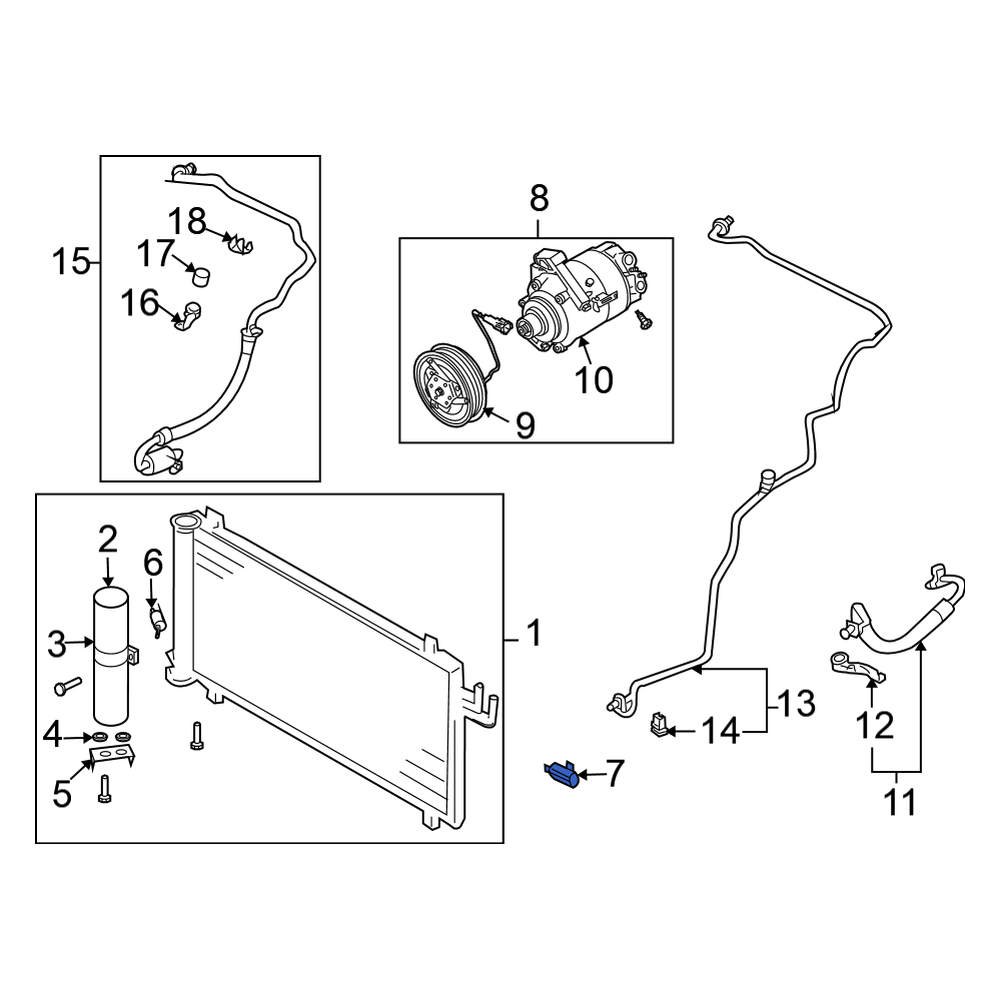 Nissan OE 277223VA0A Ambient Air Temperature Sensor