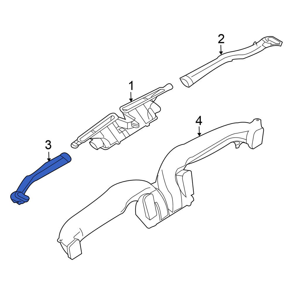 Nissan Oe Am A Left Cabin Air Intake Duct