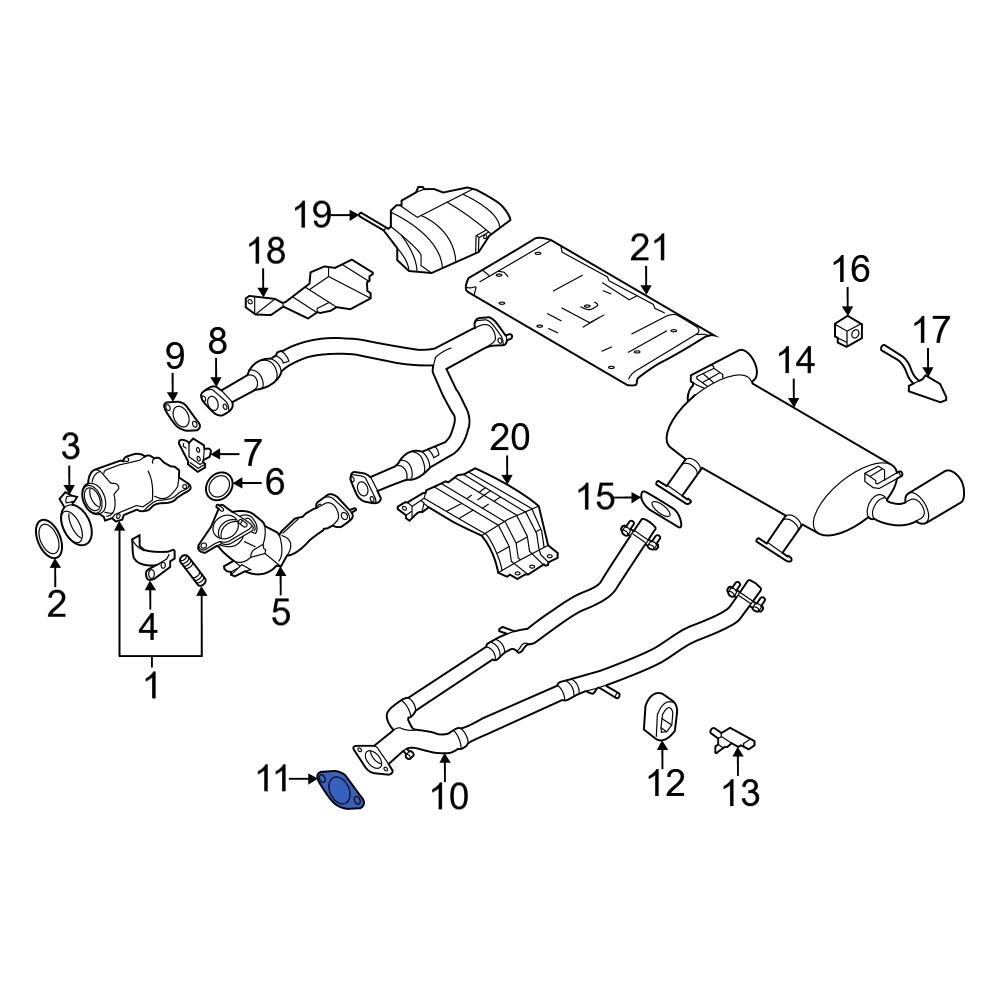 Nissan OE 206928H30A - Exhaust Pipe Connector Gasket