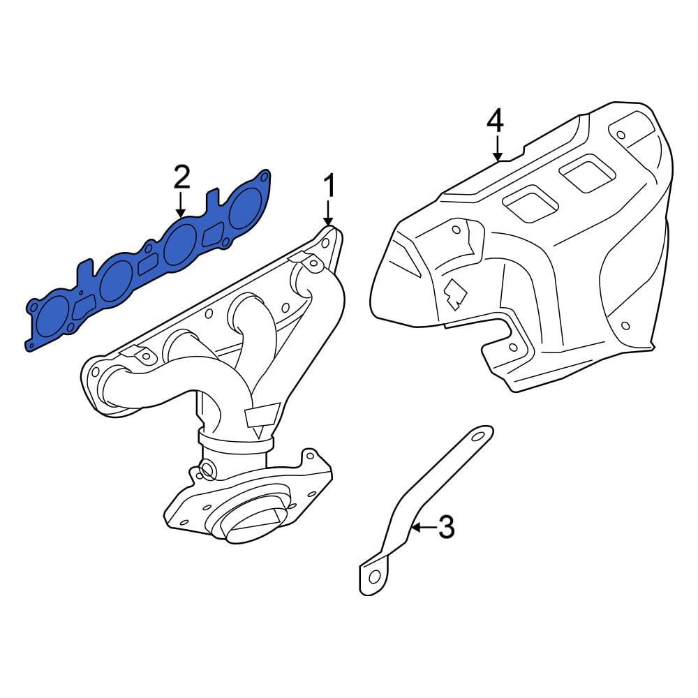 Nissan Oe 140361va0a Exhaust Manifold Gasket 9801