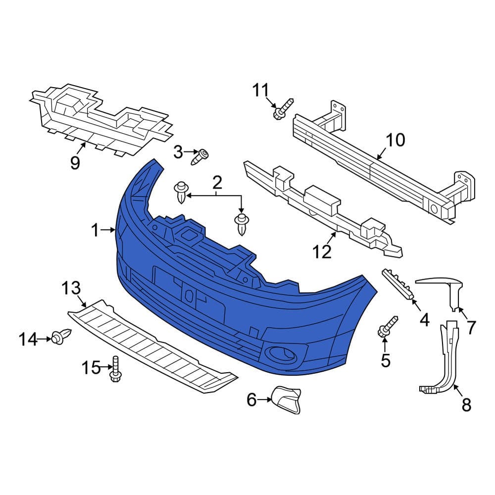 Nissan Oe 620223lm0j - Front Bumper Cover