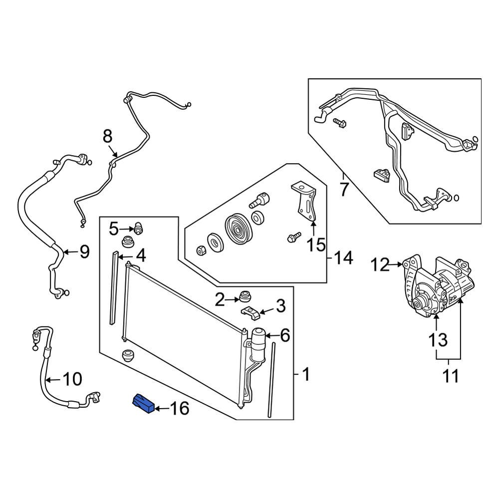 Nissan OE 277223VA0A Front Ambient Air Temperature Sensor