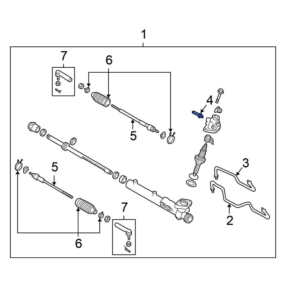 Nissan OE 4932503E0A Front Rack and Pinion Drain Plug