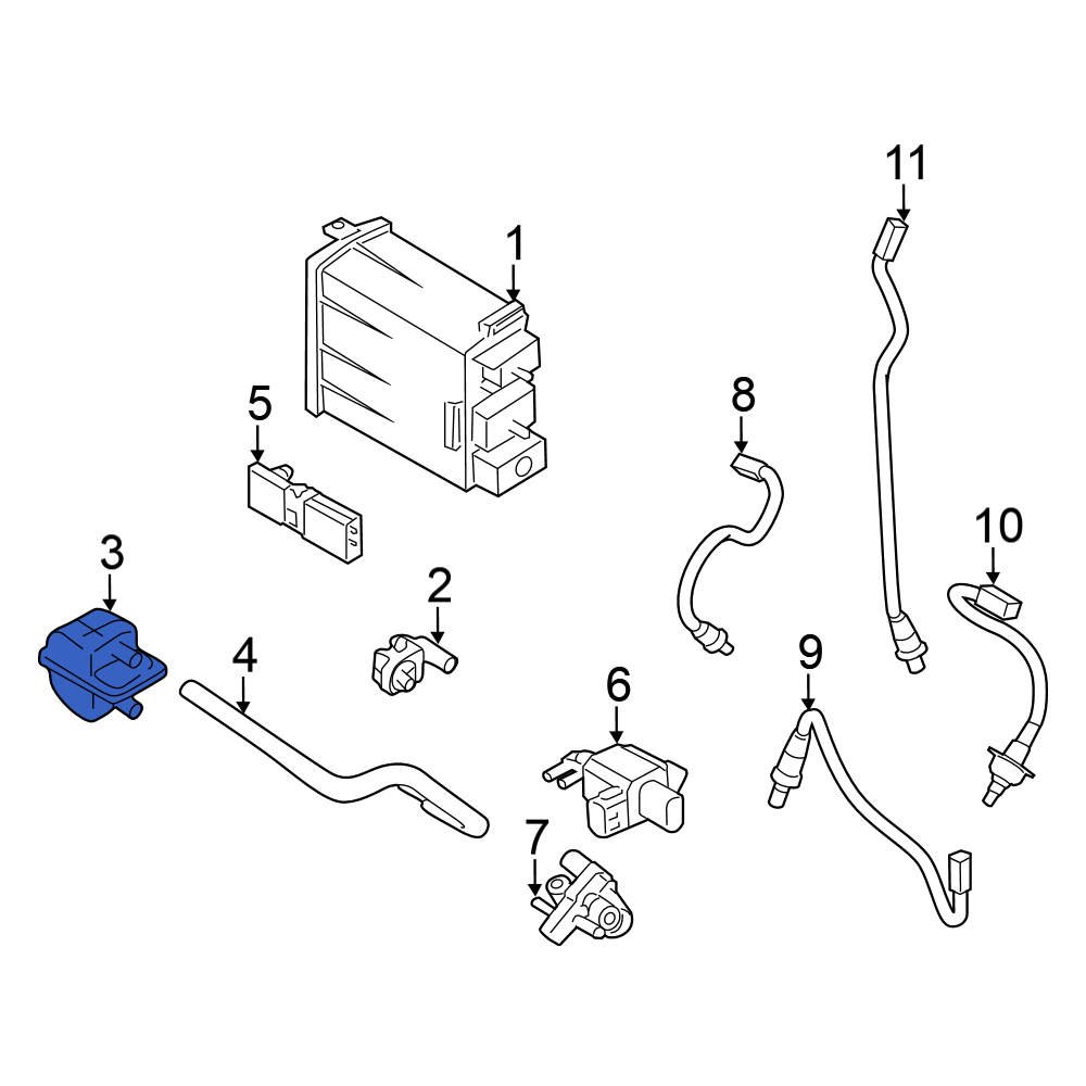 Nissan OE 149531LA0A Vapor Canister Filter
