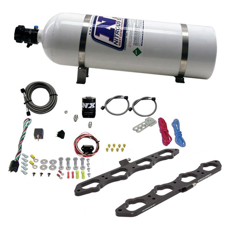 Nitrous Express® 2095715 Dry Direct Port Plate Nitrous Oxide System