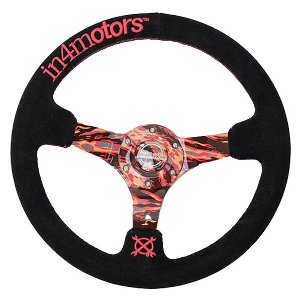 NRG Innovations® - 3-Spoke Reinforced Steering Wheel