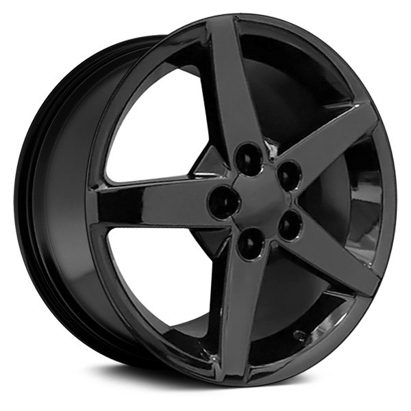 OE Wheels ® - 5-Spoke Black 17x9.5 Alloy Factory Wheel - Replica.