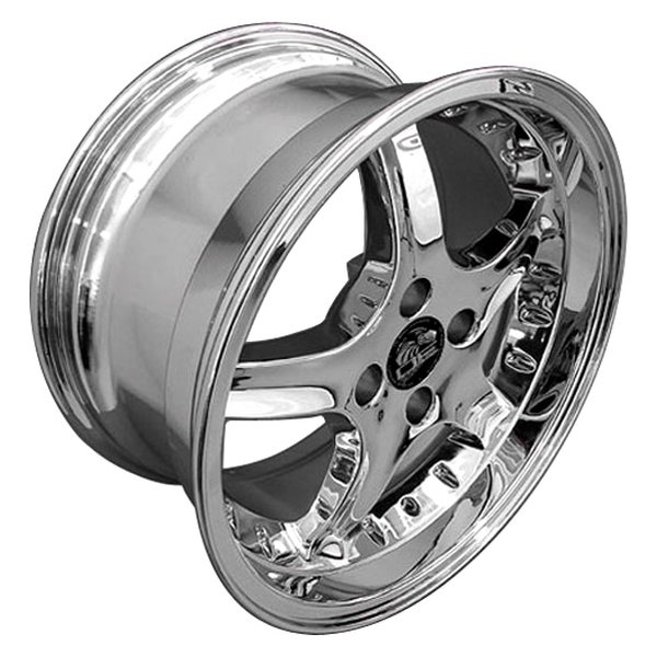 OE Wheels ® - 17 x 9 5-Spoke Chrome with Rivets Alloy Factory Wheel (Replic...