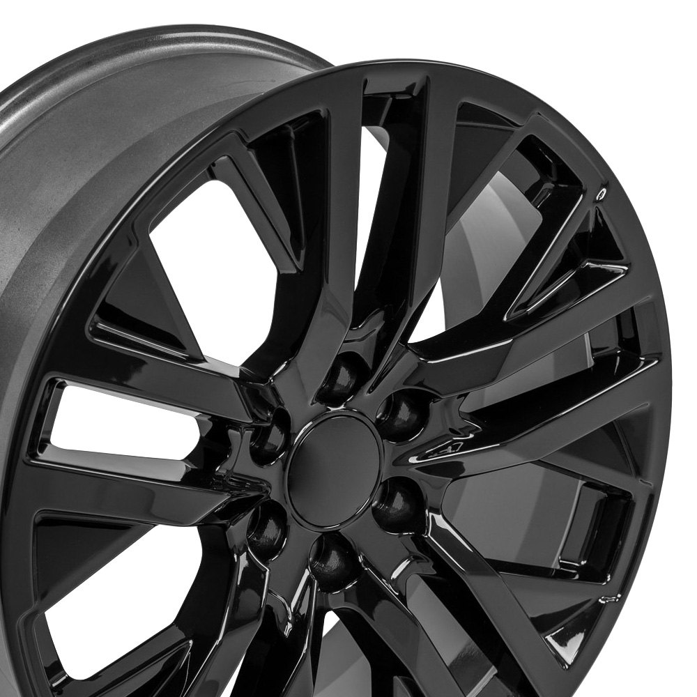 OE Wheels® 9508990 - Double 5-Spoke Gloss Black 22x9 Alloy Factory ...