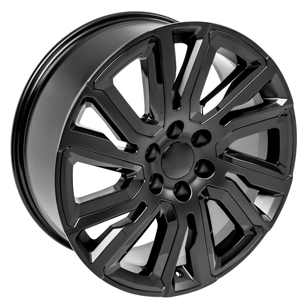 OE Wheels® 9508992 - 12 Spiral-Spoke Satin Black with Gloss Black ...