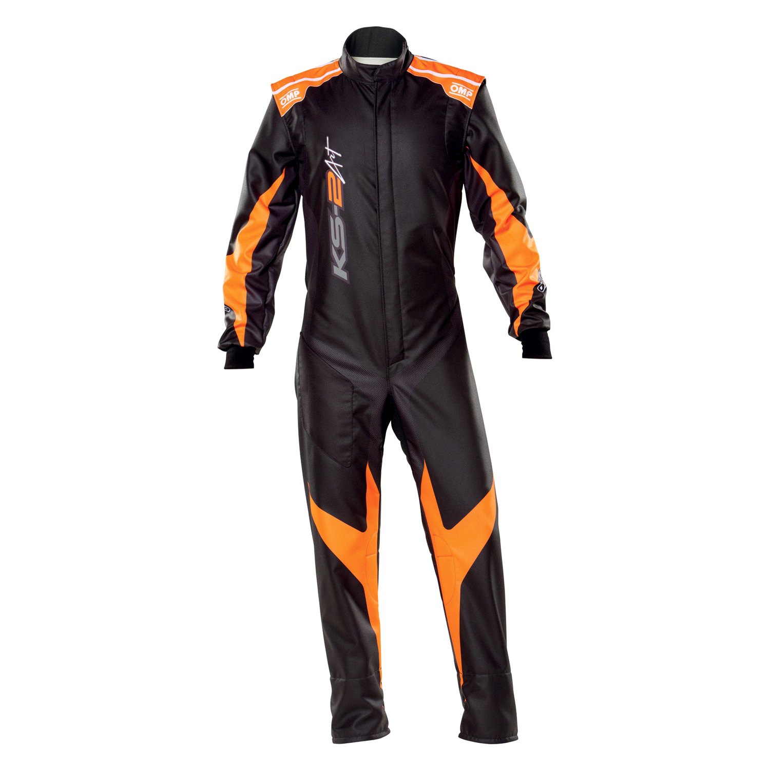 OMP® KK0172917952 - KS-2 ART Series Black/Orange 52 Racing Suit