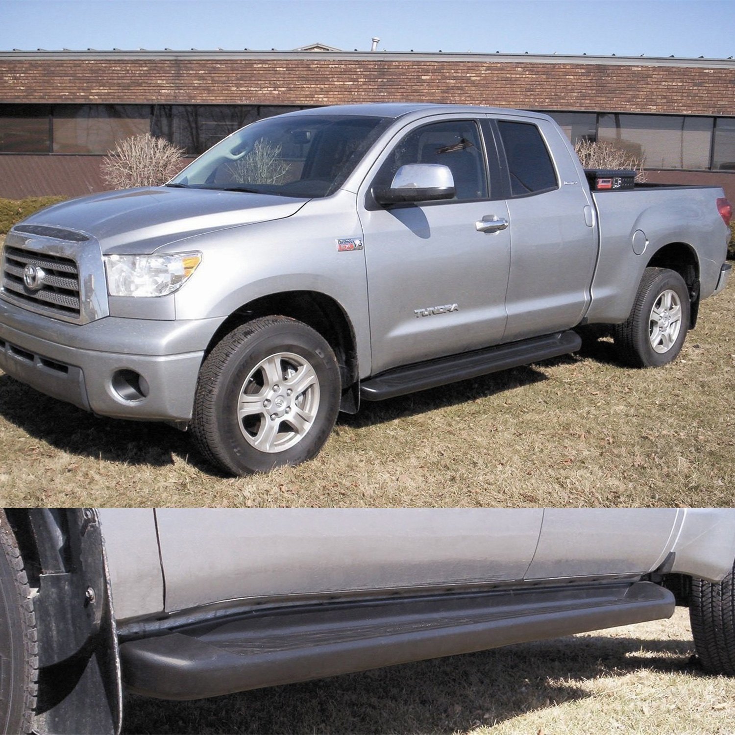 Owens® 6800201 5" Factory Molded TPO Cab Length Black Running Boards