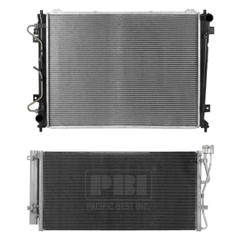 Pacific Best® BNDL-457478 - Radiator and Condenser Kit