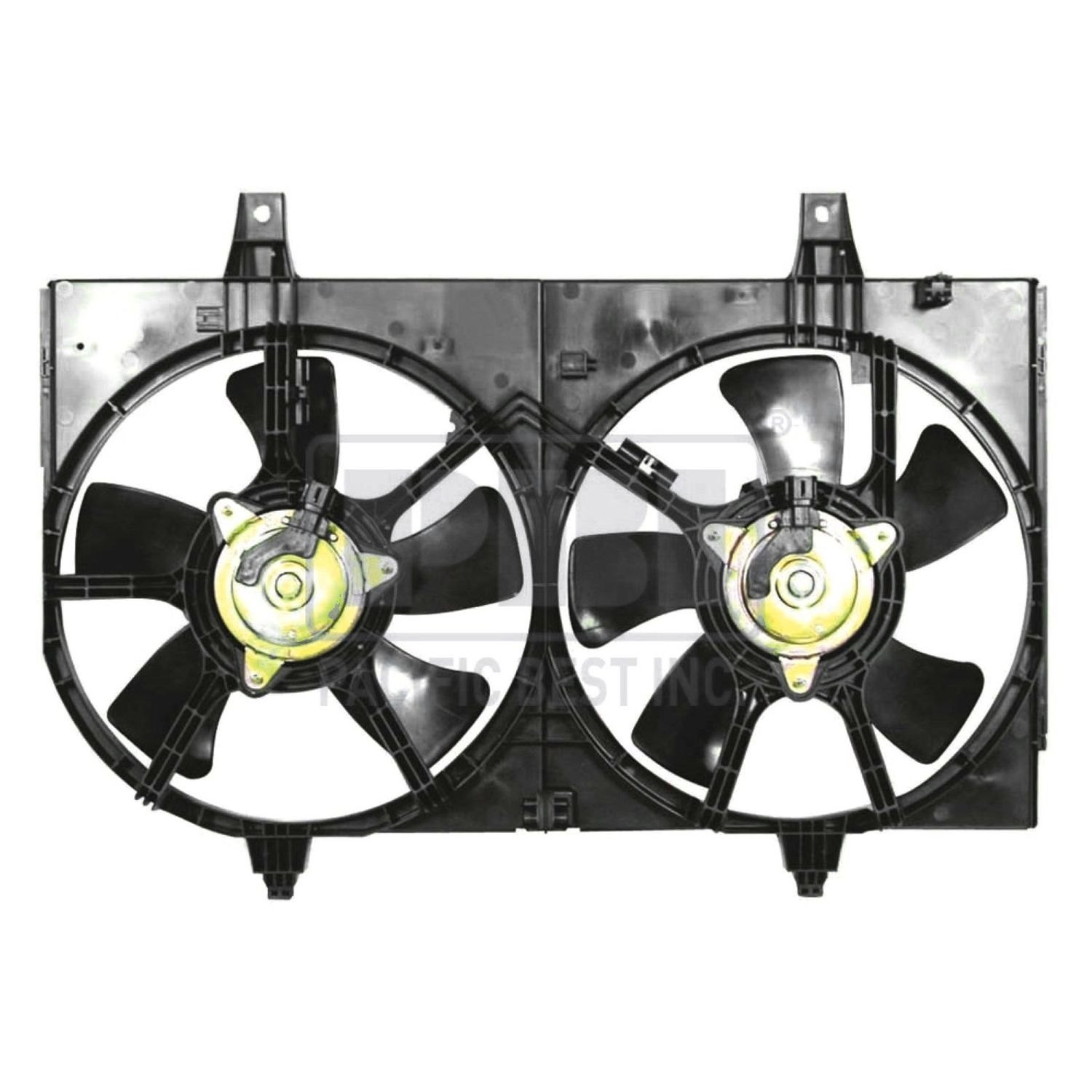 Pacific Best® PF1407 - Dual Radiator and Condenser Fan Assembly