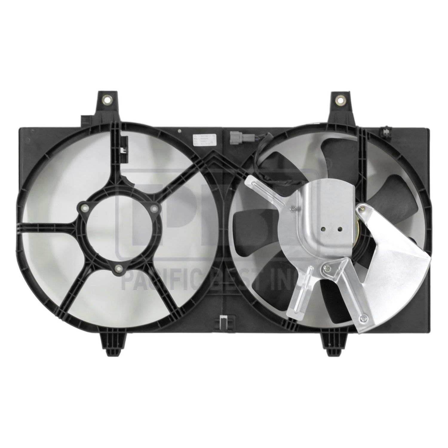 Pacific Best® PF1702 - Dual Radiator and Condenser Fan Assembly
