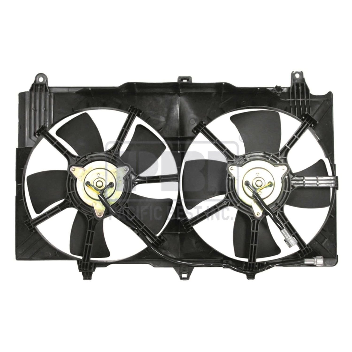 Pacific Best® PF18311 - Dual Radiator and Condenser Fan Assembly