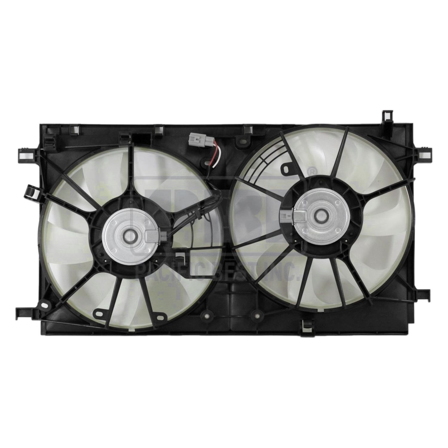 Pacific Best® PF37517 - Dual Radiator and Condenser Fan Assembly