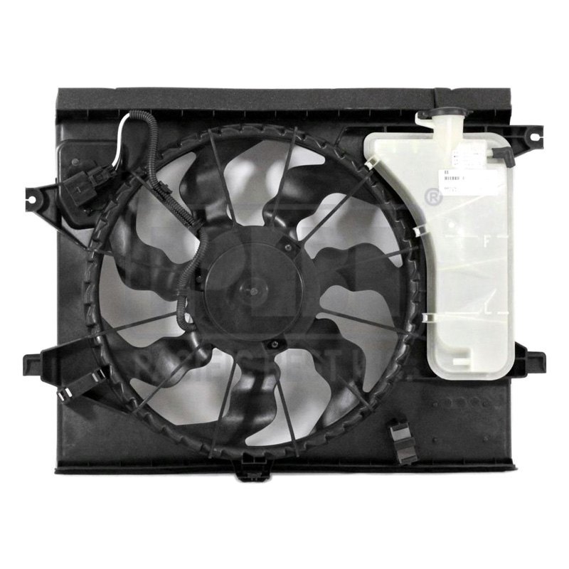 Pacific Best® PF3783 - Dual Radiator and Condenser Fan Assembly