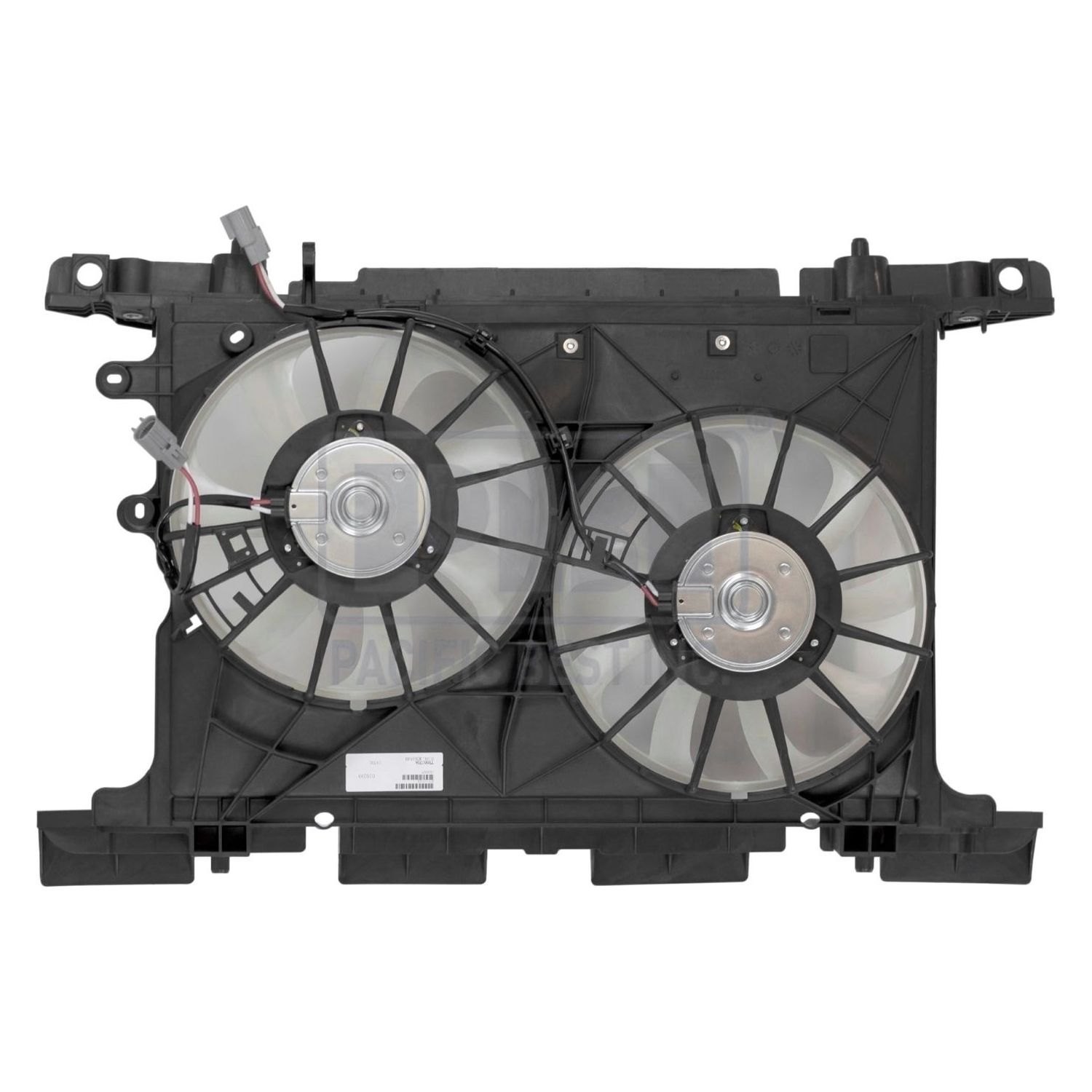 Pacific Best® PF39713 - Dual Radiator and Condenser Fan Assembly