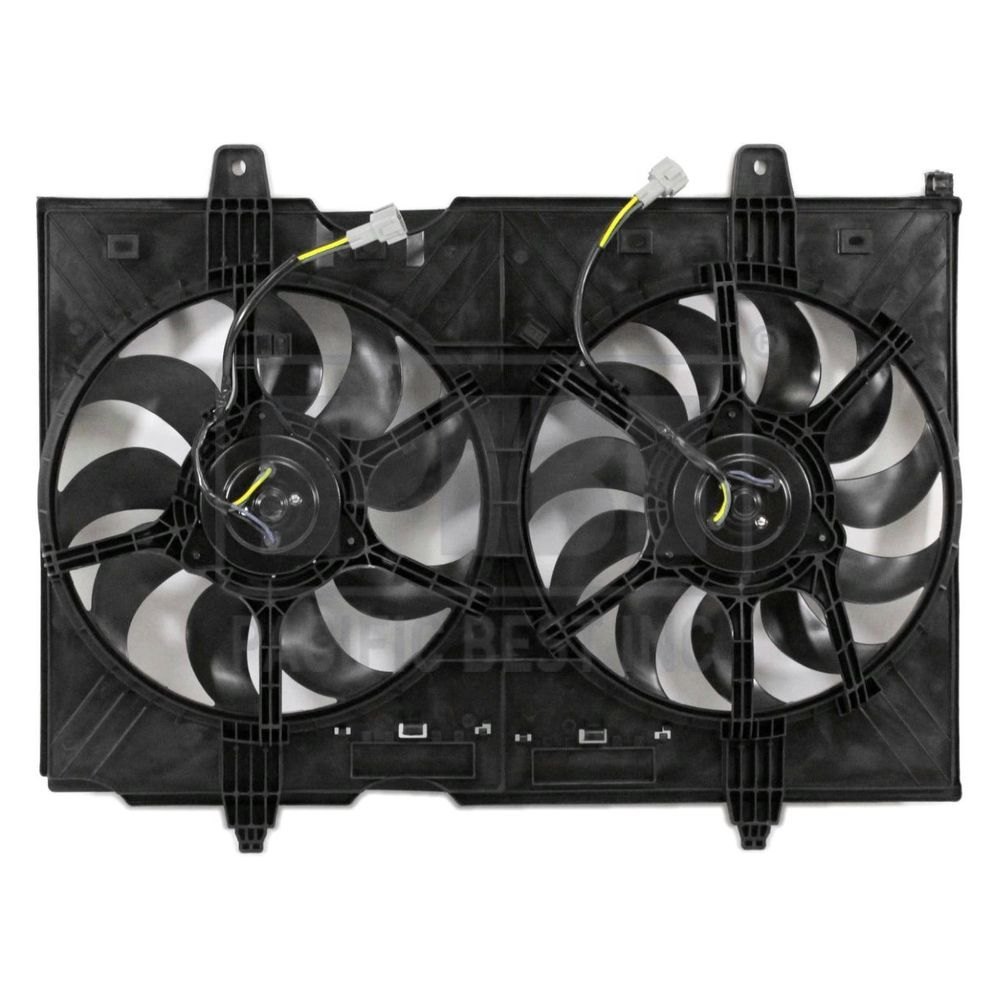 Pacific Best® PF4365 - Dual Radiator and Condenser Fan Assembly