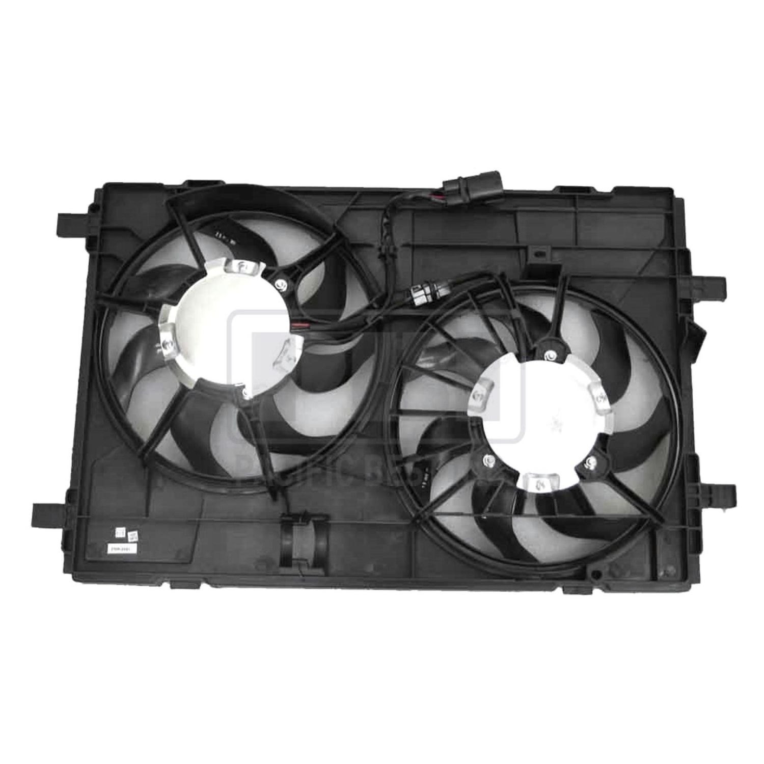 Pacific Best® PF4496 - Dual Radiator and Condenser Fan Assembly