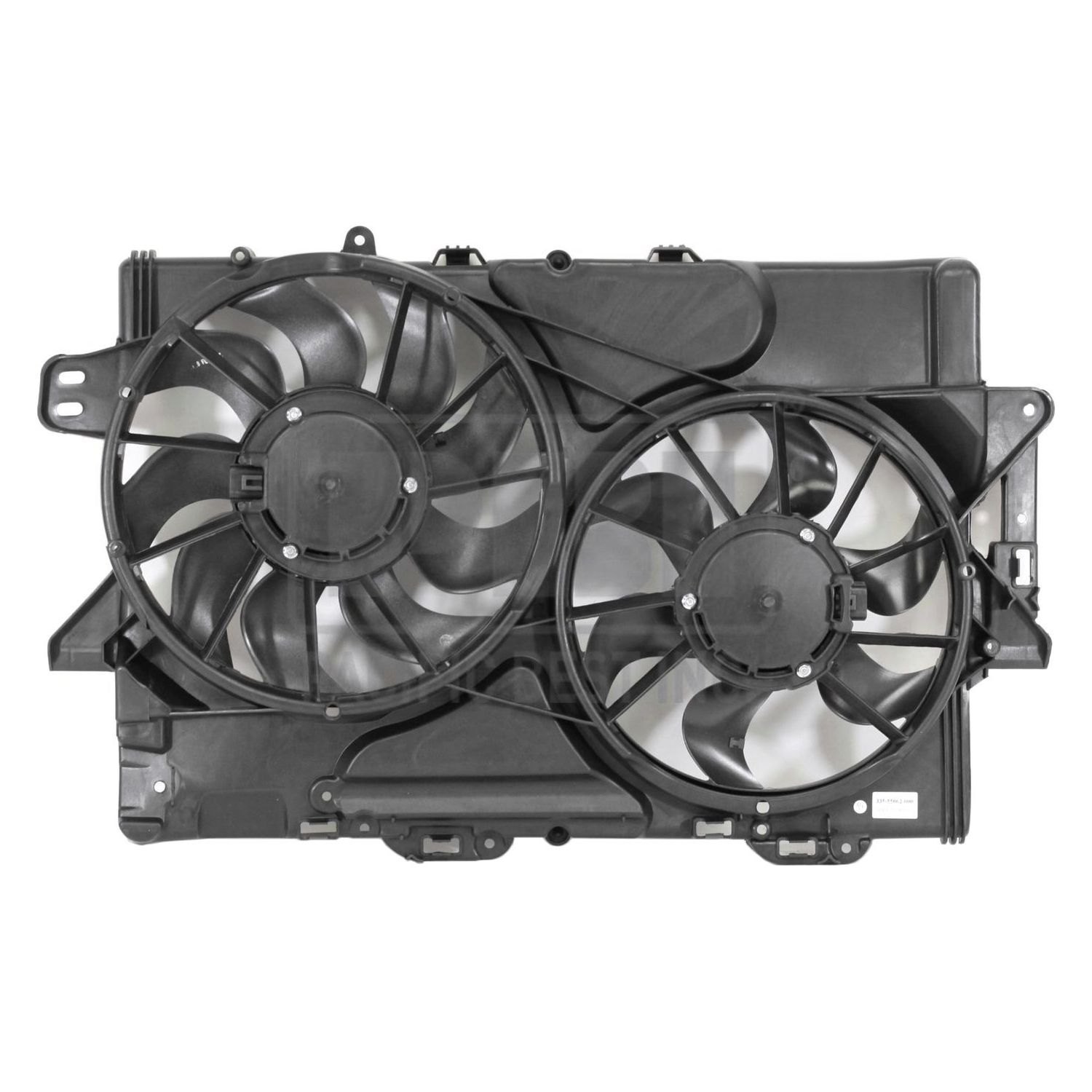 Pacific Best® PF73538 - Dual Radiator and Condenser Fan Assembly