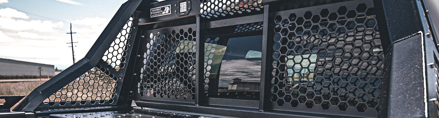 Mesh Headache Racks Truck Headache Racks - Louvers, Mesh, Ladder Rack, Light Mounts