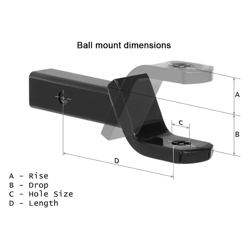 B&W Trailer Hitches® TS10048C - Class 4 Tow & Stow Adjustable 5